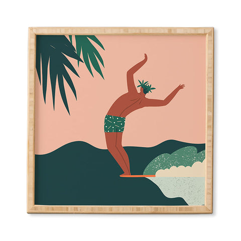 Tasiania Go with a flow Framed Wall Art