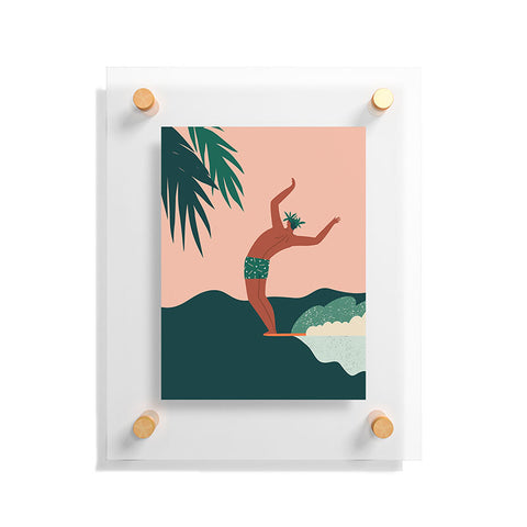 Tasiania Go with a flow Floating Acrylic Print