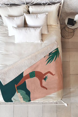 Tasiania Go with a flow Fleece Throw Blanket