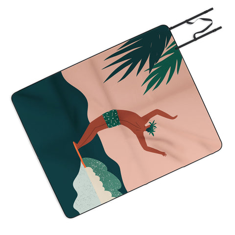 Tasiania Go with a flow Picnic Blanket