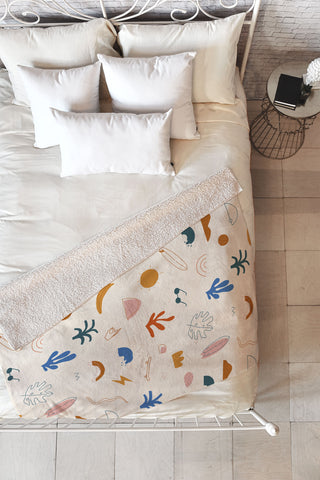 Tasiania Good vibes 2 Fleece Throw Blanket