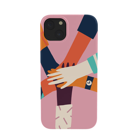 Tasiania Holding hands circle Phone Case