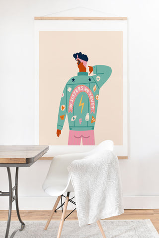 Tasiania In sisters we trust Art Print And Hanger