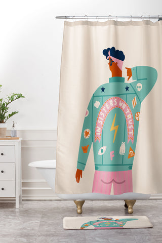 Tasiania In sisters we trust Shower Curtain And Mat