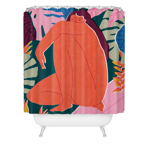 Tasiania Island noon Shower Curtain