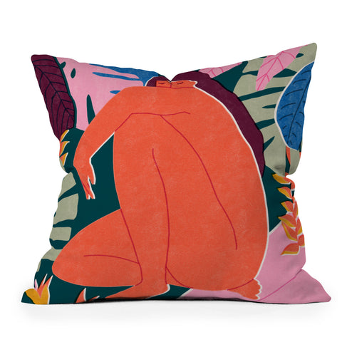Tasiania Island noon Throw Pillow