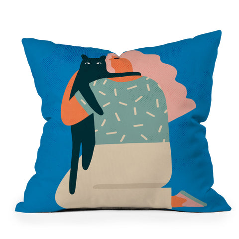 Tasiania Its ok not to be ok Throw Pillow