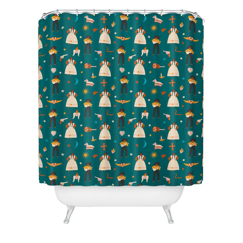 Tasiania La vida buena Shower Curtain