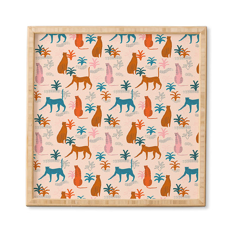 Tasiania Rainbow cheetahs Framed Wall Art