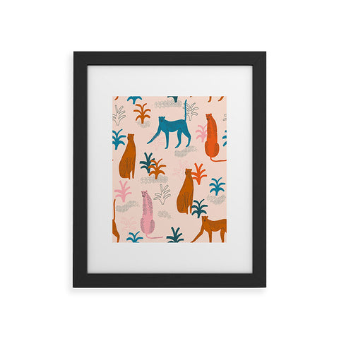Tasiania Rainbow cheetahs Framed Art Print