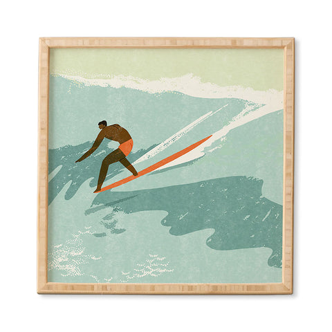 Tasiania Riding giants Framed Wall Art