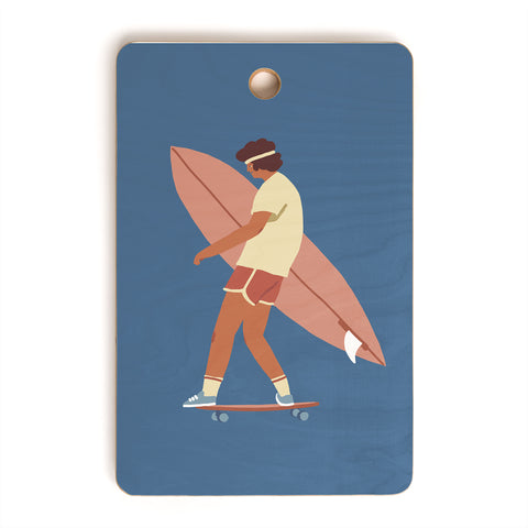 Tasiania Surf poster Cutting Board Rectangle
