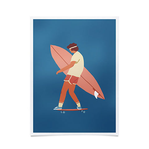 Tasiania Surf poster Poster