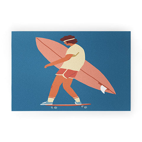 Tasiania Surf poster Welcome Mat