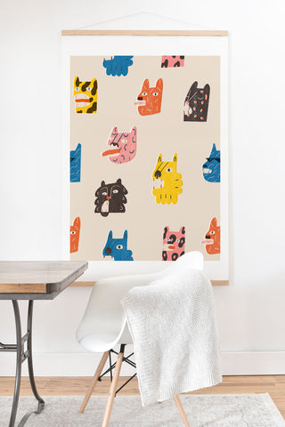 Tasiania Tigers Art Print And Hanger