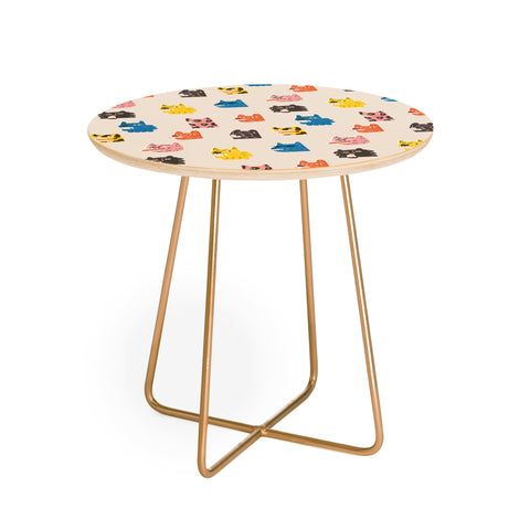 Tasiania Tigers Round Side Table
