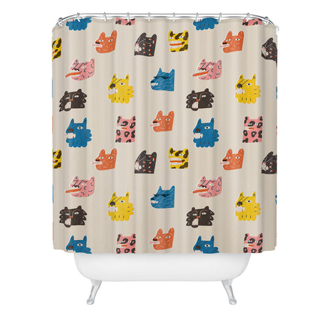 Tasiania Tigers Shower Curtain