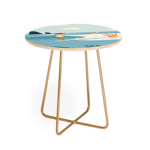 Tasiania Wave Sisters Round Side Table