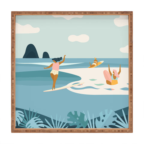 Tasiania Wave Sisters Square Tray