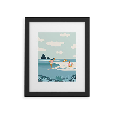 Tasiania Wave Sisters Framed Art Print