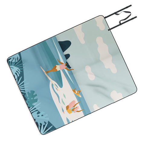 Tasiania Wave Sisters Picnic Blanket