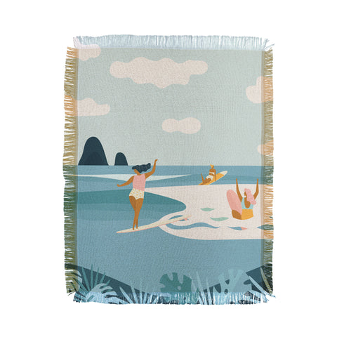 Tasiania Wave Sisters Throw Blanket