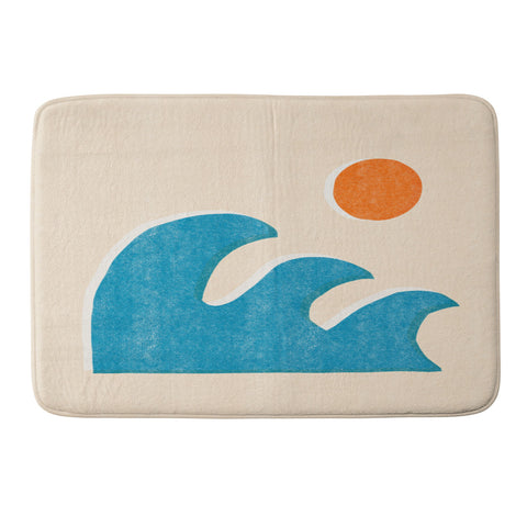 Tasiania We are ocean Memory Foam Bath Mat