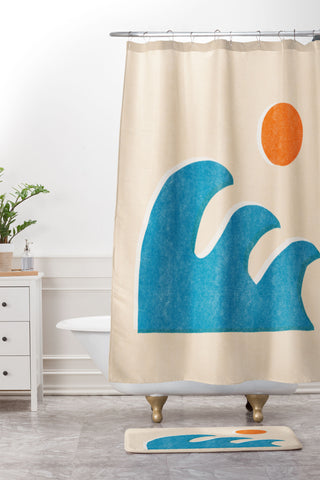 Tasiania We are ocean Shower Curtain And Mat
