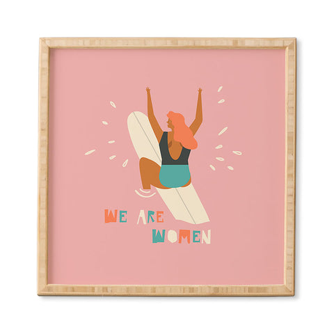 Tasiania We are women Framed Wall Art