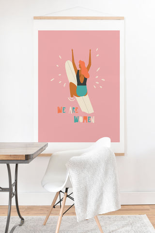 Tasiania We are women Art Print And Hanger