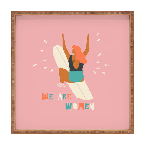 Tasiania We are women Square Tray