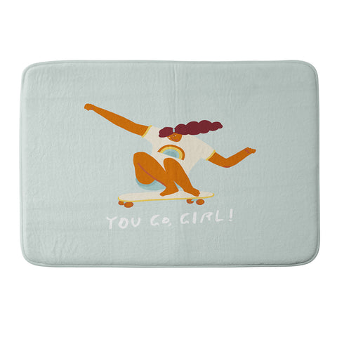 Tasiania You go girl I Memory Foam Bath Mat