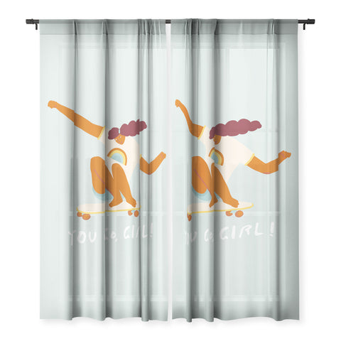 Tasiania You go girl I Sheer Non Repeat