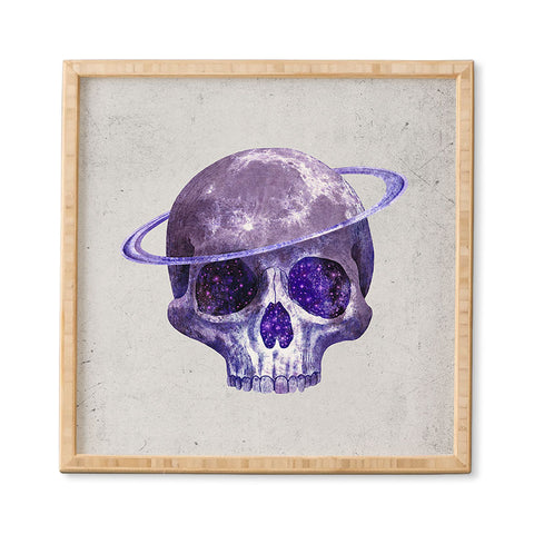 Terry Fan Cosmic Skull Framed Wall Art