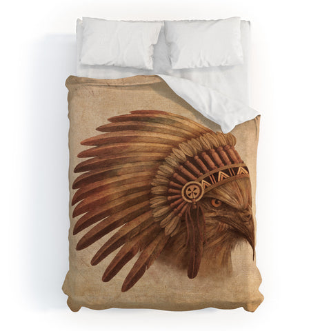 Terry Fan Eagle Chief Duvet Cover