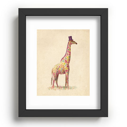 Terry Fan Fashionable Giraffe Recessed Framing Rectangle
