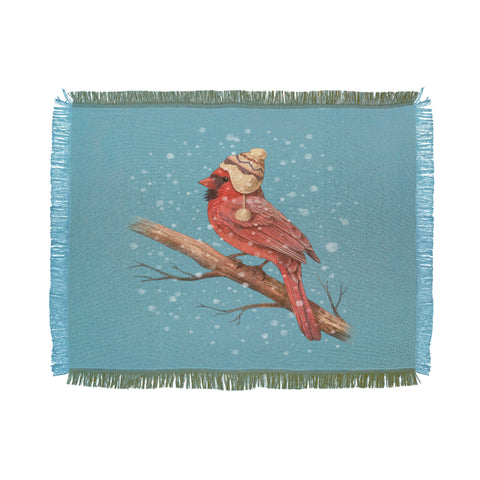 Terry Fan First Snow Throw Blanket