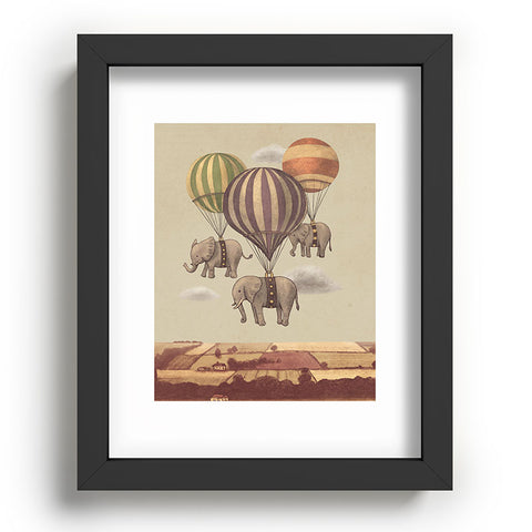 Terry Fan Flight Of The Elephants Recessed Framing Rectangle