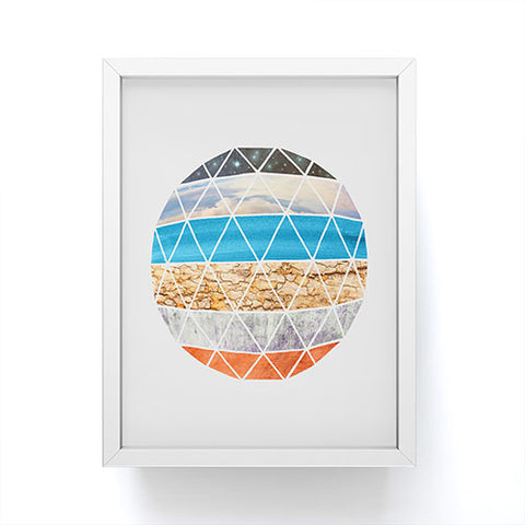 Terry Fan Geodesic Framed Mini Art Print