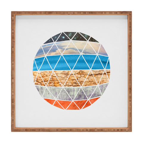 Terry Fan Geodesic Square Tray