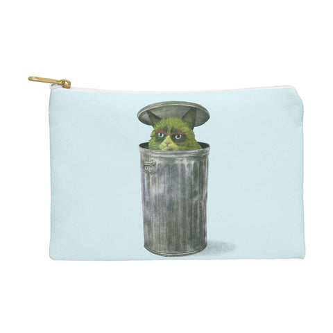 Terry Fan Grouchy Cat Pouch