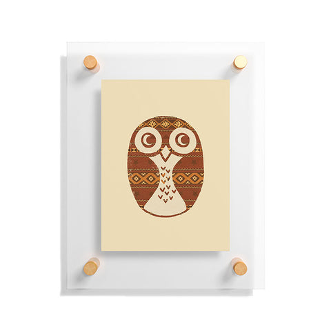 Terry Fan Navajo Owl Floating Acrylic Print