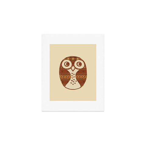Terry Fan Navajo Owl Art Print