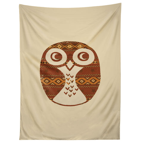 Terry Fan Navajo Owl Tapestry
