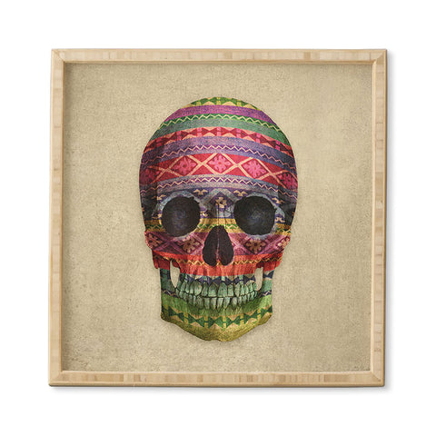Terry Fan Navajo Skull Framed Wall Art