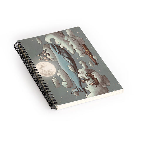 Terry Fan Ocean Meets Sky Spiral Notebook