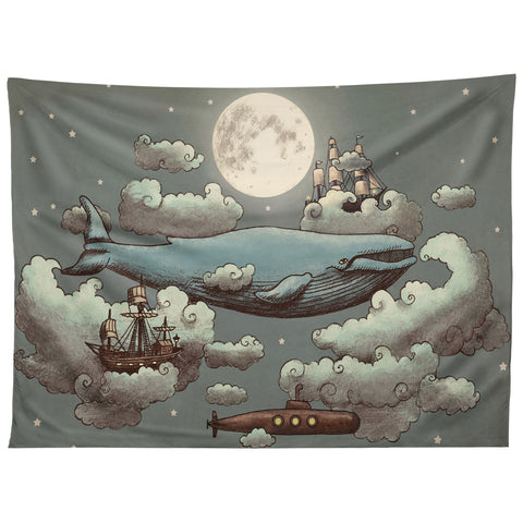 Terry Fan Ocean Meets Sky Tapestry