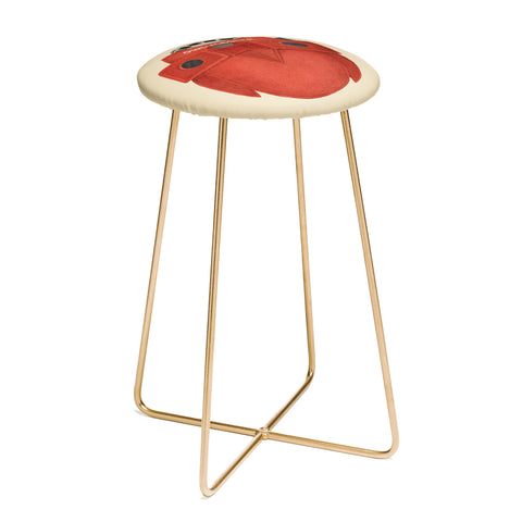 Terry Fan Owl Master Counter Stool