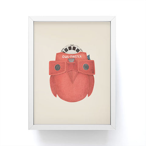 Terry Fan Owl Master Framed Mini Art Print