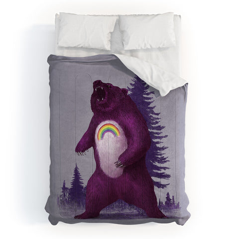 Terry Fan Scare Bear Comforter